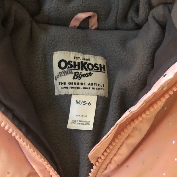 OshKosh B’Gosh Snow Jacket Size M/5-6 - Picture 2 of 2